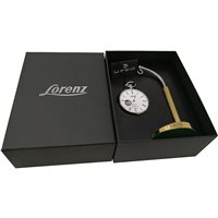 Pocket watch Lorenz in Steel yellow gold plated 30217 - 30217